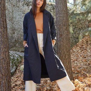 Jesse Kamm Trench in Navy